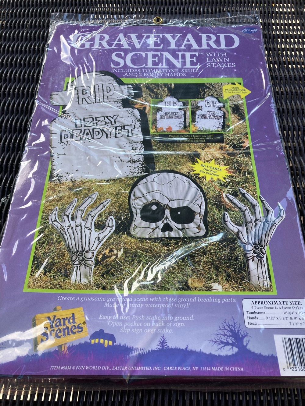 Vintage Fun World Halloween decorations